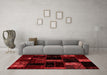 Transitional Red Washable Rugs