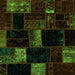 Square Patchwork Green Transitional Rug, abs1989grn