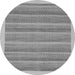 Round Abstract Gray Modern Rug, abs198gry