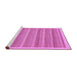 Sideview of Machine Washable Abstract Purple Modern Area Rugs, wshabs198pur