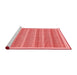 Modern Red Washable Rugs