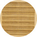 Round Abstract Sedona Brown Modern Rug, abs198