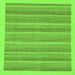 Square Abstract Green Modern Rug, abs198grn