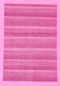 Abstract Pink Modern Rug, abs198pnk