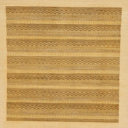 Square Abstract Sedona Brown Modern Rug, abs198