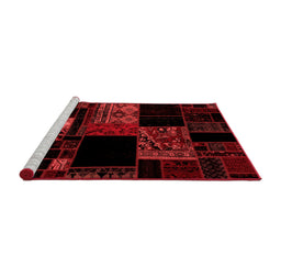Transitional Red Washable Rugs