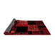 Patchwork Red Transitional Area Rugs