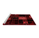 Transitional Red Washable Rugs