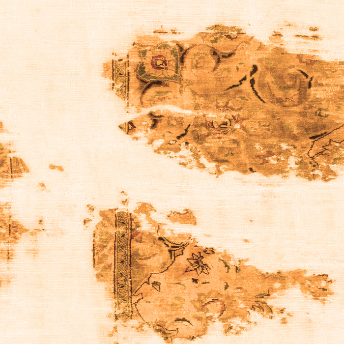 Abstract Orange Modern Rug, abs1992org