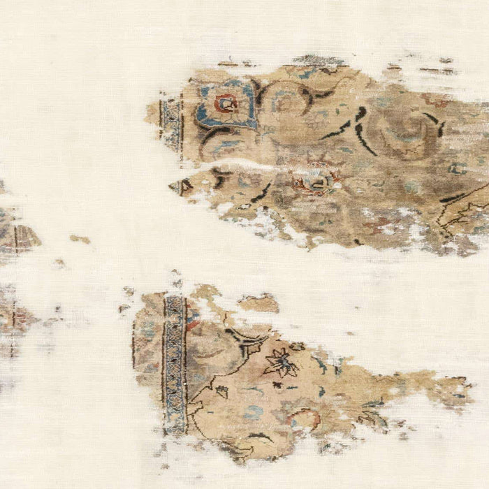 Machine Washable Abstract Blanched Almond Beige Rug, wshabs1992