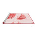 Modern Red Washable Rugs