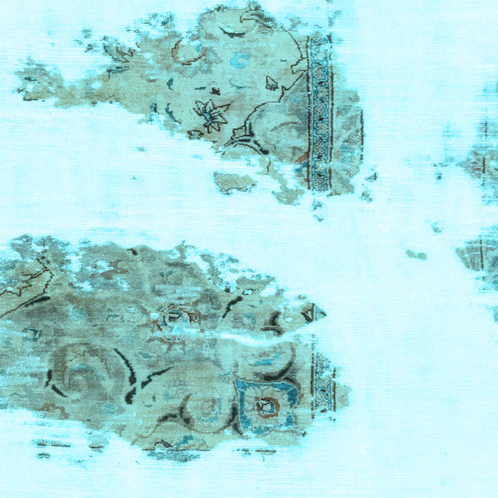 Machine Washable Abstract Light Blue Modern Rug, wshabs1992lblu