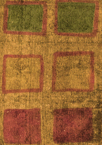 Abstract Orange Modern Rug, abs1993org