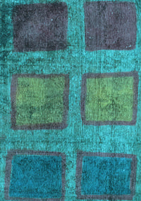 Abstract Light Blue Modern Rug, abs1993lblu