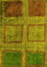 Machine Washable Abstract Yellow Modern Rug, wshabs1993yw