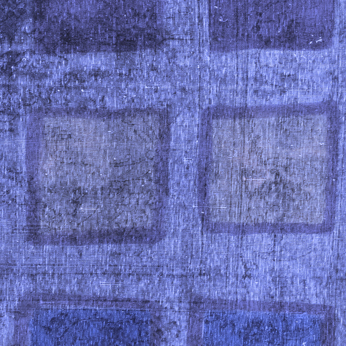 Machine Washable Abstract Blue Modern Rug, wshabs1993blu