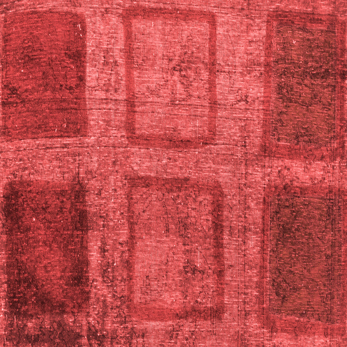 Machine Washable Abstract Red Modern Rug, wshabs1993red
