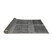 Sideview of Abstract Gray Modern Rug, abs1993gry