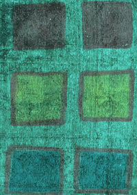 Abstract Turquoise Modern Rug, abs1993turq