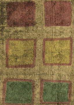 Abstract Brown Modern Rug, abs1993brn