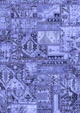 Abstract Blue Modern Rug, abs1994blu