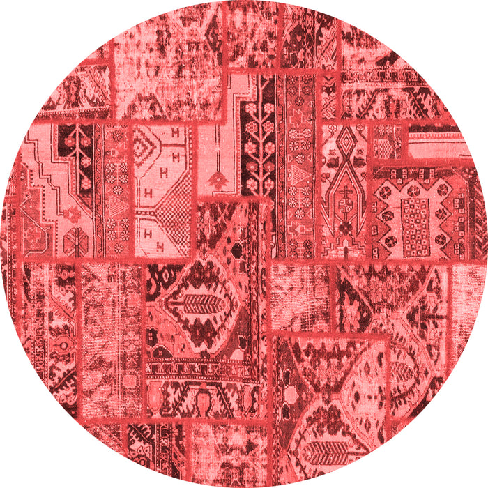 Machine Washable Abstract Red Modern Rug, wshabs1994red