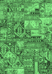 Abstract Emerald Green Modern Rug, abs1994emgrn