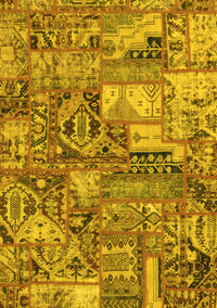 Abstract Yellow Modern Rug, abs1994yw