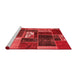 Transitional Red Washable Rugs