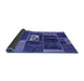 Sideview of Patchwork Blue Transitional Rug, abs1995blu