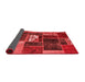 Patchwork Red Transitional Area Rugs