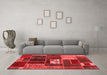 Transitional Red Washable Rugs