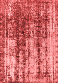 Abstract Red Modern Rug, abs1996red