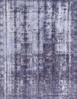 Abstract Blue Modern Rug, abs1996