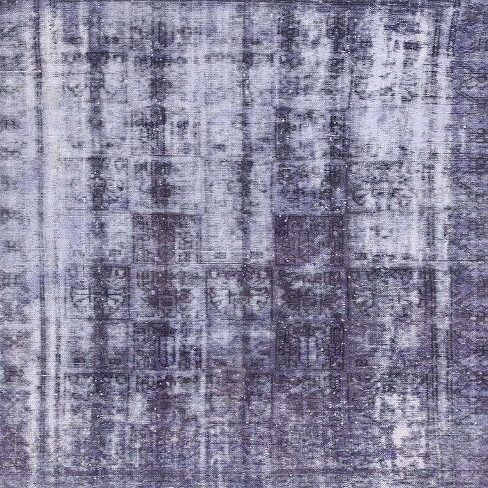 Square Machine Washable Abstract Blue Rug, wshabs1996