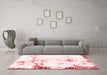 Modern Red Washable Rugs