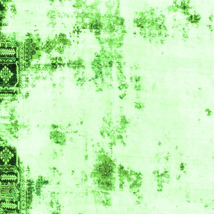 Abstract Green Modern Rug, abs1997grn