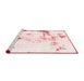 Modern Red Washable Rugs