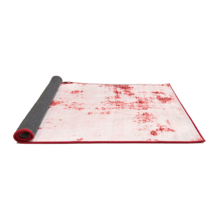 Abstract Red Modern Area Rugs