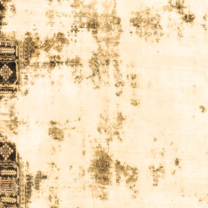 Machine Washable Abstract Brown Modern Rug, wshabs1997brn