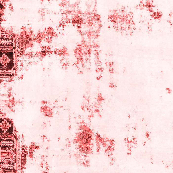 Machine Washable Abstract Red Modern Rug, wshabs1997red