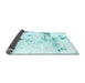 Sideview of Abstract Light Blue Modern Rug, abs1997lblu