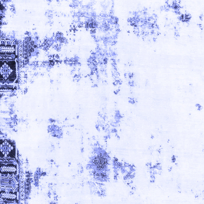 Machine Washable Abstract Blue Modern Rug, wshabs1997blu