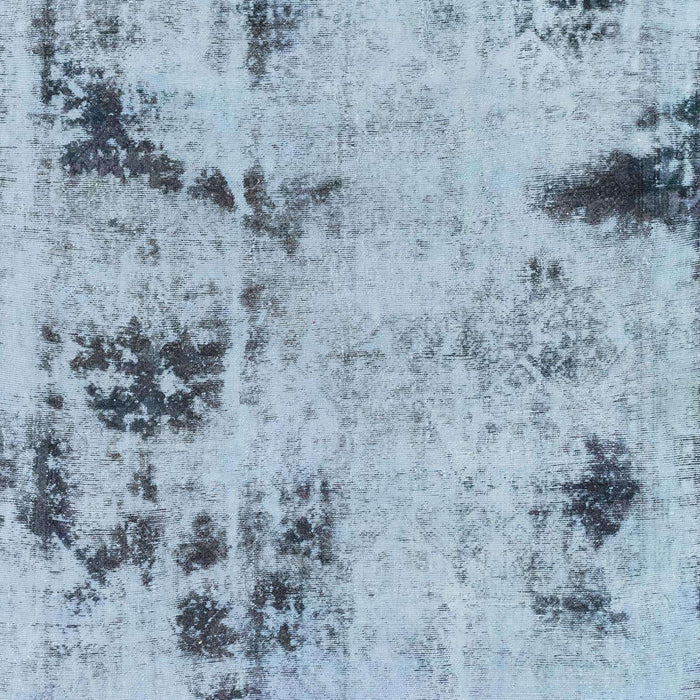 Machine Washable Abstract Koi Blue Rug, wshabs1998