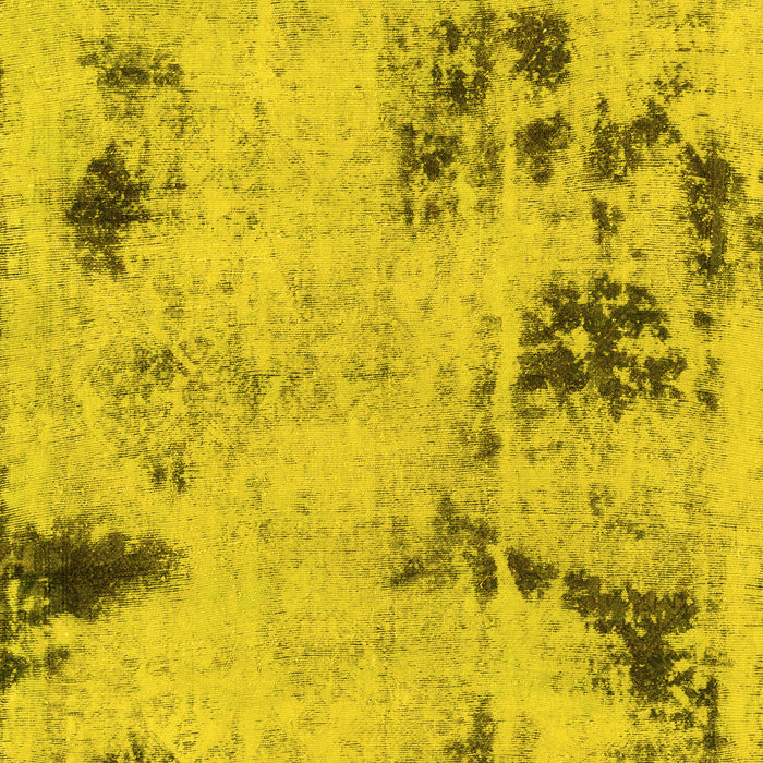 Machine Washable Persian Yellow Bohemian Rug, wshabs1998yw