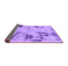 Sideview of Persian Purple Bohemian Rug, abs1998pur