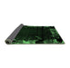 Sideview of Abstract Emerald Green Modern Rug, abs1999emgrn