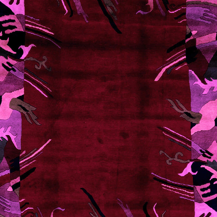 Abstract Pink Modern Rug, abs1999pnk