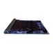 Sideview of Abstract Blue Modern Rug, abs1999blu