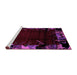 Sideview of Machine Washable Abstract Purple Modern Area Rugs, wshabs1999pur